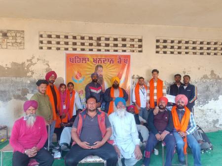 ਸ੍ਰੀ ਗੁਰੂ ਰਵਿਦਾਸ ਜੀ ਦੇ ਪ੍ਰਕਾਸ ਦਿਹਾੜੇ ਨੂੰ ਸਮਰਪਿਤ ਖੂਨਦਾਨ ਕੈਂਪ ਲਾਇਆ
