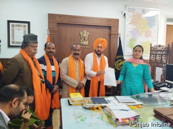 Demand Letter Submitted to DC Patiala for Direct Access (Corridor) to Shaheed-e-Azam Shri Sukhdev Thapar Ji’s Memorial – Advocate Rajinder Pal Anand, Senior Vice President, Khatri Maha Sabha punjab
