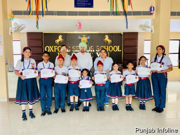 Oxford Advantage Mastermind Competition: Students of Oxford Senior School, Payal, Deliver Outstanding Performance