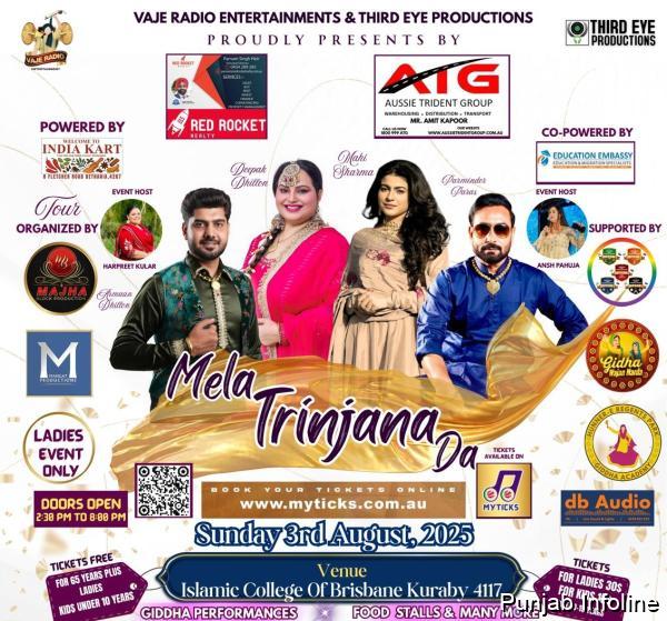 Punjabi Folk Singer, Writer, and Literature Enthusiast Parminder Paras Departs for Australia Tour