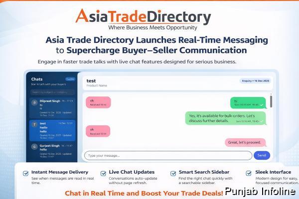 Asia Trade Directory Launches Real-Time Chat to Supercharge Buyer–Seller Communication