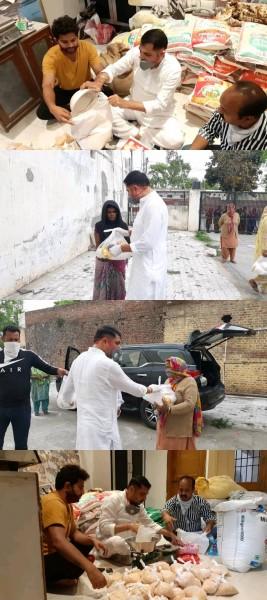 ਜਗਦੀਸ਼ ਕੁਮਾਰ ਜੱਗਾ ਵੱਲੋਂ ਅੱਜ 50 ਜਰੂਰਤਮੰਦ ਪਰਿਵਾਰਾ ਨੂੰ ਵੰਡਿਆ ਰਾਸ਼ਨ